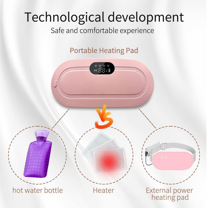 Press power on the heating pad