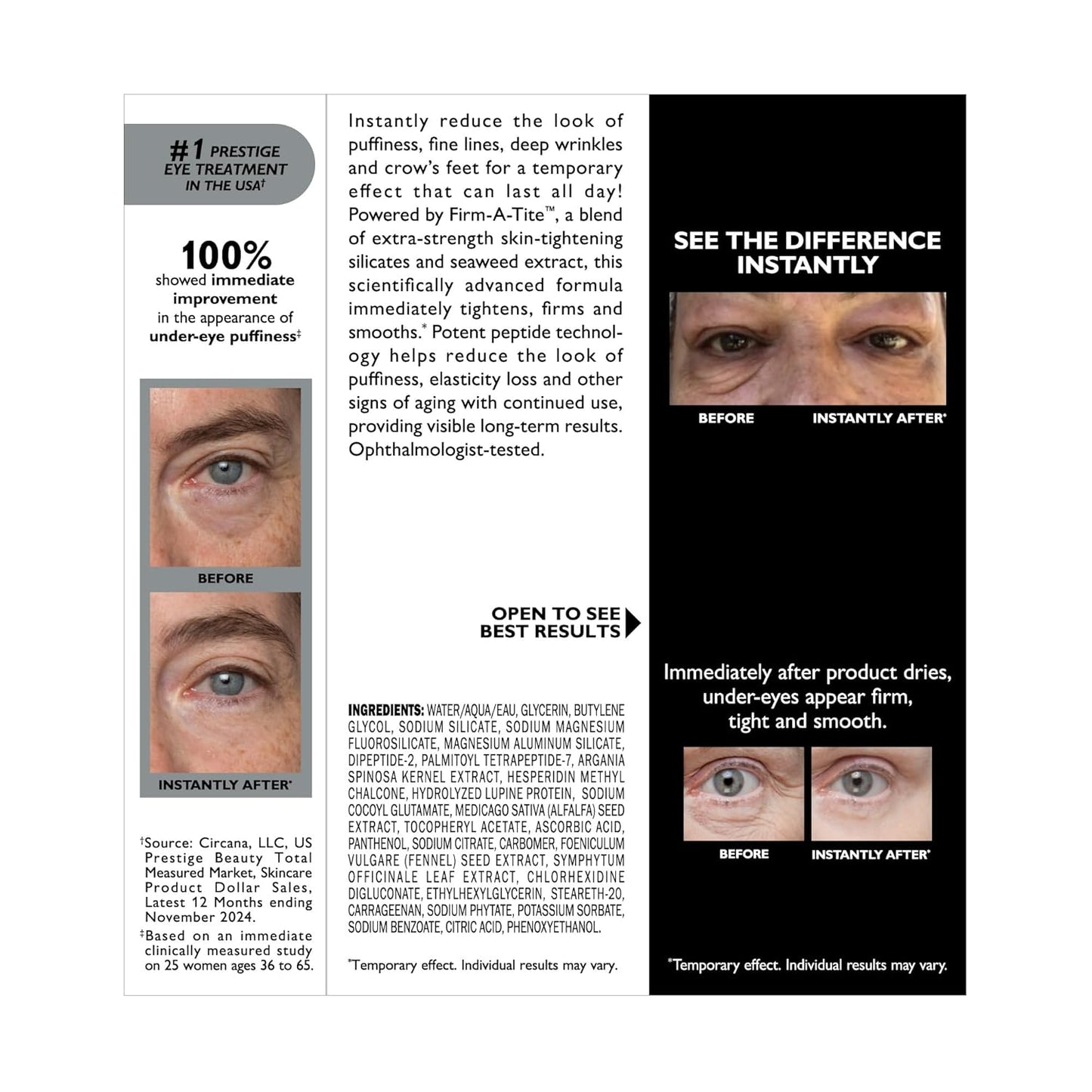 Instant Eye Tightener
