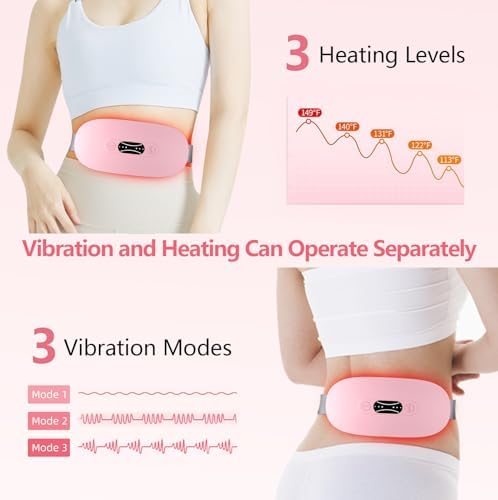 Period Cramp Relief Heating Pad Pain Messager