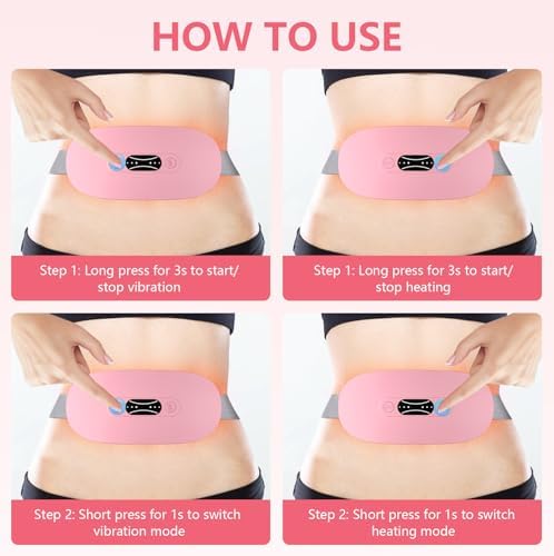 Period Cramp Relief Heating Pad Pain Messager