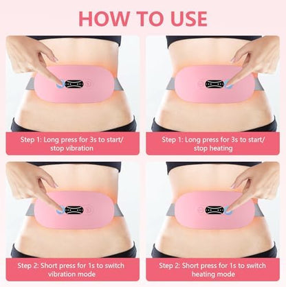 Period Cramp Relief Heating Pad Pain Messager