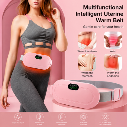Period Cramp Relief Heating Pad Pain Massager