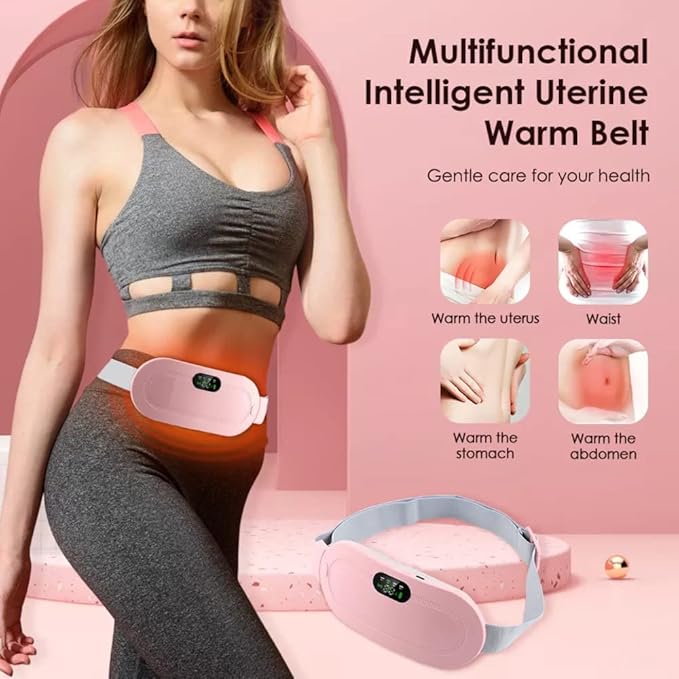 Period Cramp Relief Heating Pad Pain Massager