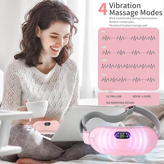 Wrap the heating pad around your waist