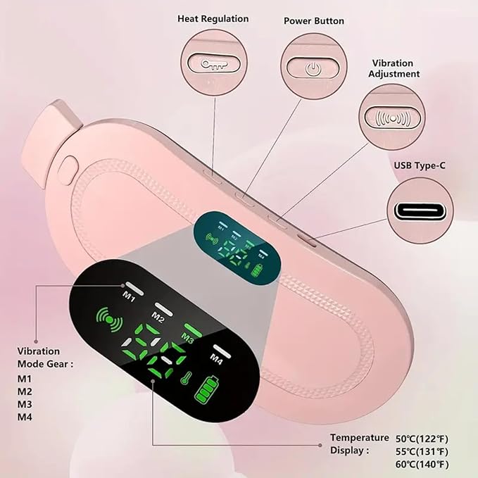 Period Cramp Relief Heating Pad Pain Messager