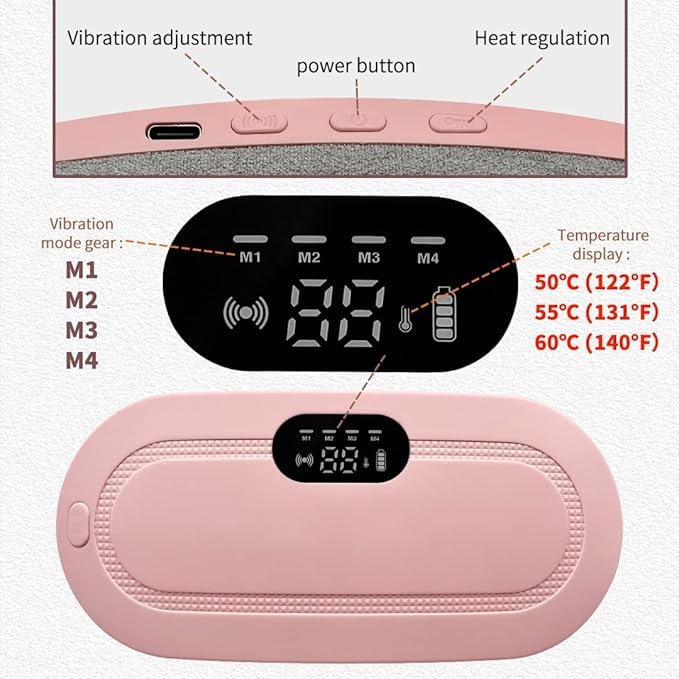 Period Cramp Relief Heating Pad Pain Messager