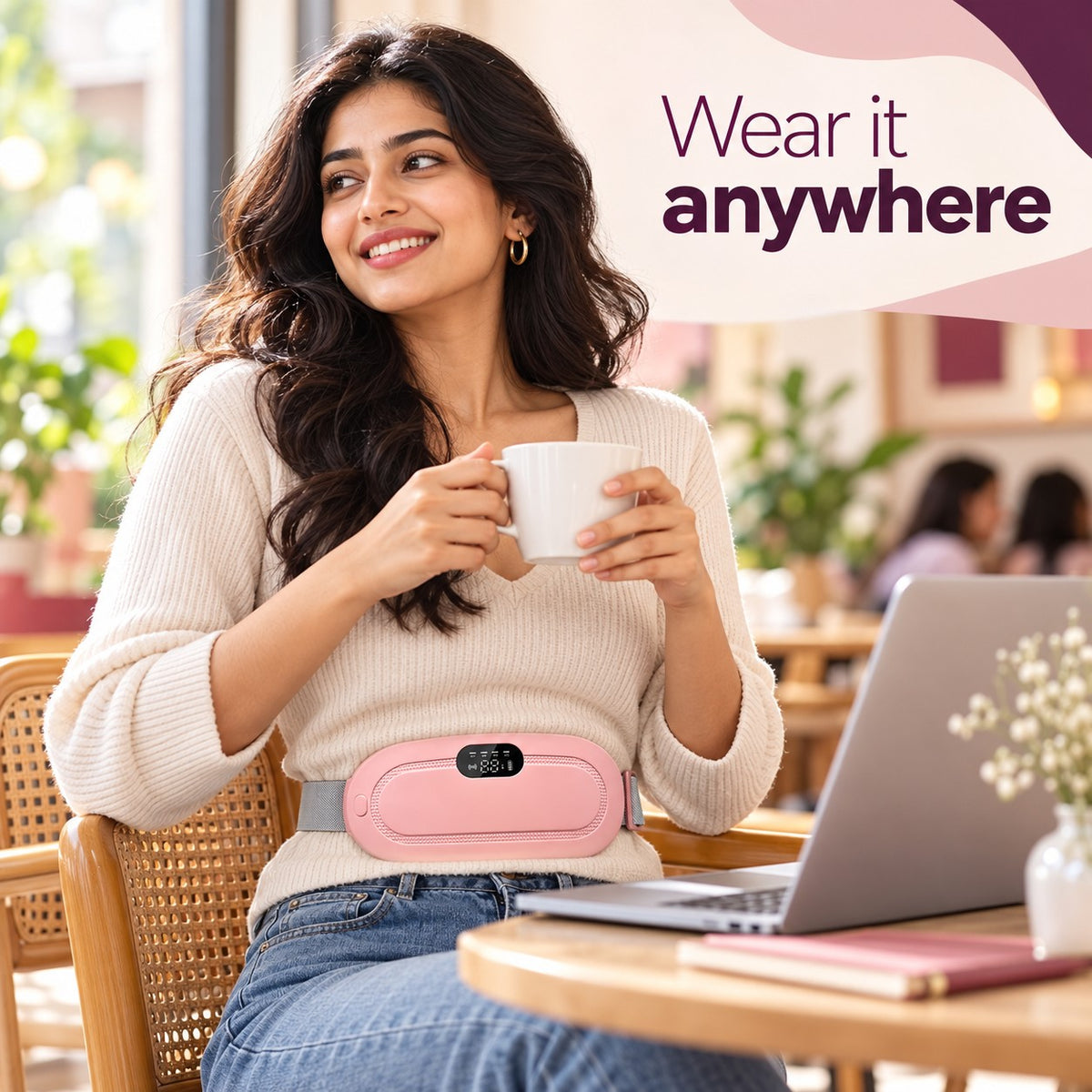 Wear the heating pad anywhere